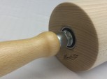 Wellholz– Nudelrolle - Rollholz mit Holzgriffen 300 mm ( 2 Stück )